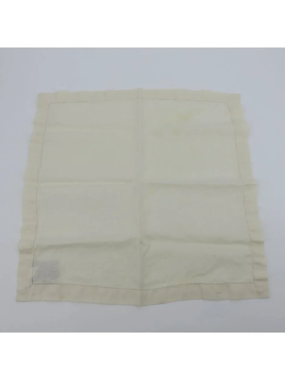 Pottery Barn Set of 8 Solid Beige Off White All Linen 20x20in Fabric Napkins